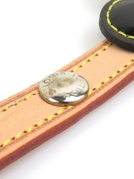 Auth LOUIS VUITTON Ceinture Fleur Belt Multicolor Leather/Patent leather main image 11